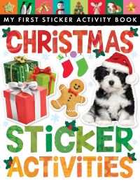 Book Cover for Christmas Sticker Activities by Emi Ordás