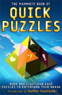 Book Cover for The Mammoth Book of Quick Puzzles by Nathan Haselbauer