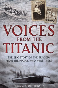 Book Cover for Voices from the Titanic by Geoff Tibballs