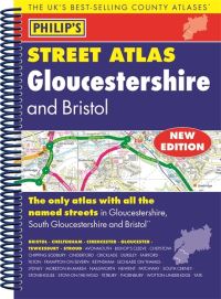 Book Cover for Gloucestershire and Bristol by Philips Maps