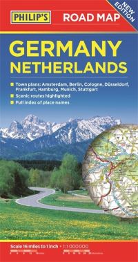 Book Cover for Philip's Germany and Netherlands Road Map by Philips Maps