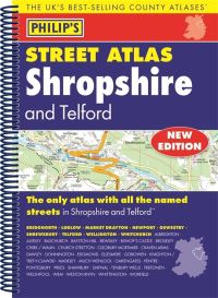 Book Cover for Shropshire and Telford by Philips Maps