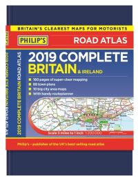 Book Cover for Philip's 2019 Complete Road Atlas Britain and Ireland by Philips Maps