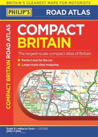 Book Cover for Philip's Compact Britain Road Atlas by Philips Maps