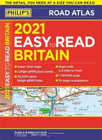 Book Cover for 2021 Easy to Read Britain by Philips Maps