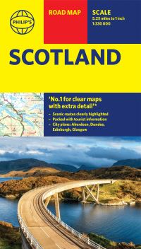 Book Cover for Philip's Scotland Road Map by Philips Maps