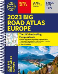 Book Cover for 2023 Philip's Big Road Atlas Europe by 