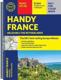 Book Cover for Philip's Handy Road Atlas France, Belgium and the Netherlands by Philips Maps