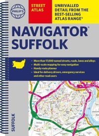 Book Cover for Philip's Navigator Suffolk by Philips Maps