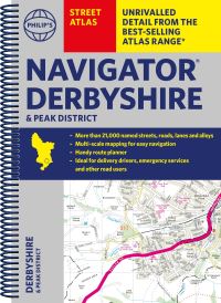 Book Cover for Philip's Navigator Street Atlas Derbyshire and the Peak District by Philips Maps