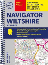 Book Cover for Philip's Navigator Wiltshire & Swindon by Philips Maps