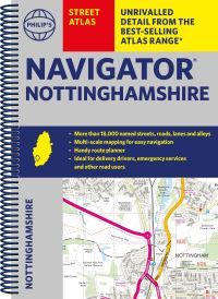 Book Cover for Philip's Navigator Street Atlas Nottinghamshire by Philips Maps