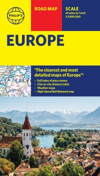 Book Cover for Philip's Europe Road Map by Philips Maps
