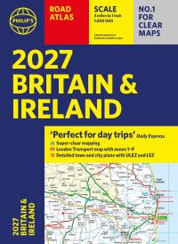 Book Cover for Philip's 2027 Road Atlas Britain & Ireland Paperback A4 by Philips Maps