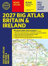Book Cover for Philip's 2027 Big Road Atlas of Britain and Ireland (A3 Paperback) by Philips Maps