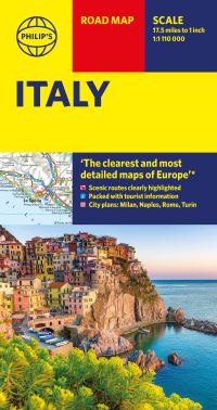 Book Cover for Philip's Italy Road Map by Philips Maps