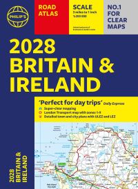 Book Cover for 2028 Philip's Road Atlas Britain & Ireland by Philips Maps