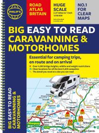Book Cover for Philip's Big Easy Read Caravanning and Motorhomes by Philips Maps
