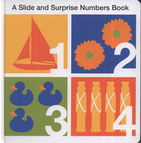 Book Cover for A Slide and Surprise Numbers Book by Natalie Boyd