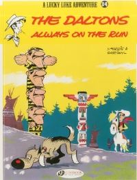 Book Cover for The Daltons, Always on the Run by Morris, Goscinny