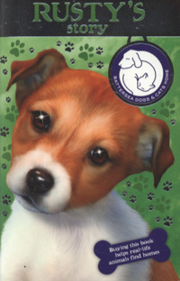 Book Cover for Rusty's Story by Jane Clarke, Dogs Home Battersea