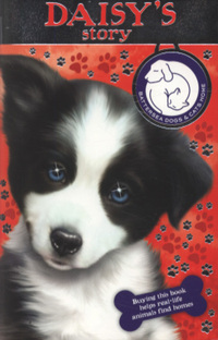 Book Cover for Daisy's Story by Jane Clarke, Dogs Home Battersea