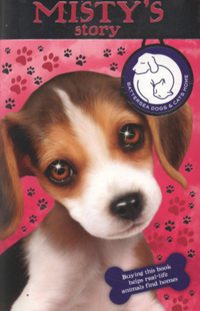 Book Cover for Misty's Story by Jane Clarke, Dogs Home Battersea