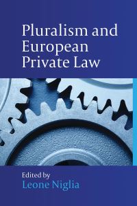 Book Cover for Pluralism and European Private Law by Leone Niglia