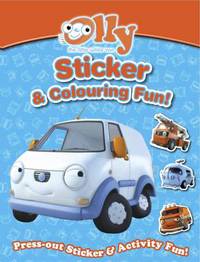 Book Cover for Olly's Sticker & Colouring Book by Angela English