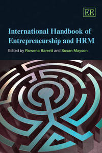 Book Cover for International Handbook of Entrepreneurship and HRM by Rowena Barrett, Susan Mayson