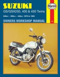 Book Cover for Suzuki GS & GSX 250, 400 & 450 Twins Owners Workshop Manual by Chris Rogers