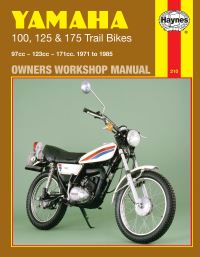Book Cover for Yamaha 100, 125 & 175 Trail Bikes Owners Workshop Manual by Mansur Darlington, Jeremy Churchill