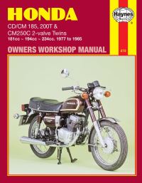 Book Cover for Honda CD/CM 185, 2007 & CM250C 2-Valve Twins Owners Workshop Manual by Martin Meek, Jeremy Churchill