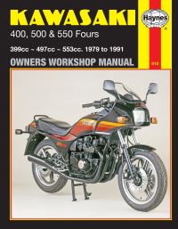 Book Cover for Kawasaki 400, 500 & 550 Fours Owners Workshop Manual by Jeremy Churchill