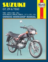 Book Cover for Suzuki GT, ZR & TS 50 Owners Workshop Manual by Jeremy Churchill