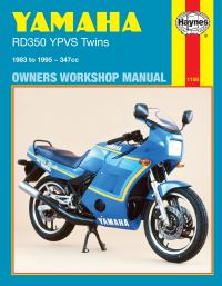 Book Cover for Yamaha RD350 YPVS Twins Owners Workshop Manual by Pete Shoemark