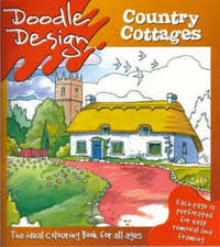 Book Cover for Doodle Design. Country Cottages by 