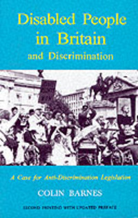 Book Cover for Disabled People in Britain and Discrimination by Glyn Davis