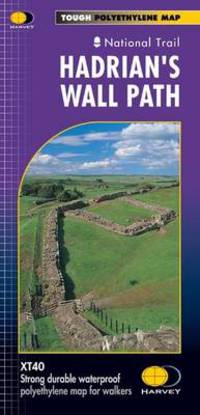 Book Cover for Hadrian's Wall Path by Harvey Map Services Ltd