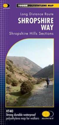 Book Cover for Shropshire Way by Harvey Map Services Ltd