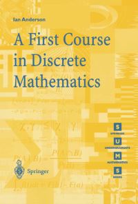 Book Cover for A First Course in Discrete Mathematics by Ian Anderson