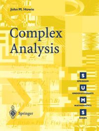 Book Cover for Complex Analysis by John M Howie