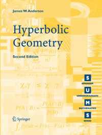 Book Cover for Hyperbolic Geometry by James W Anderson
