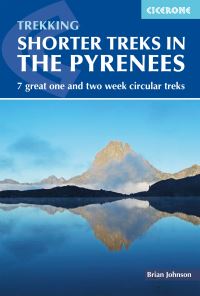 Book Cover for Shorter Treks in the Pyrenees by Brian Johnson