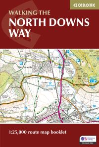 Book Cover for North Downs Way Map Booklet by Kev Reynolds