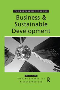 Book Cover for The Earthscan Reader in Business and Sustainable Development by Richard Welford, Richard Starkey