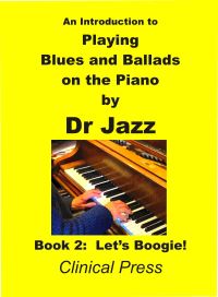 Book Cover for An Introduction to Playing Blues and Ballads on the Piano by Dr Jazz