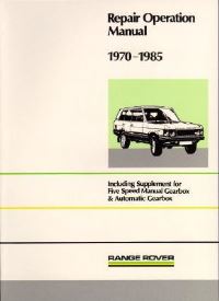 Book Cover for Range Rover Wsm 1970-85 by Brooklands Books Ltd