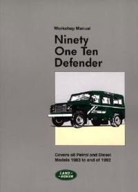 Book Cover for Land Rover 90/110 Defend. Wsm by Brooklands Books Ltd