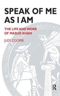 Book Cover for Speak of Me as I Am by Judy Cooper